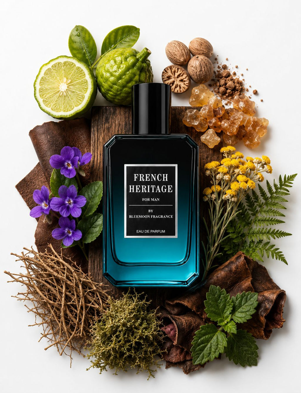 French Harritage Affordable long lasting perfume for men 50 ML
