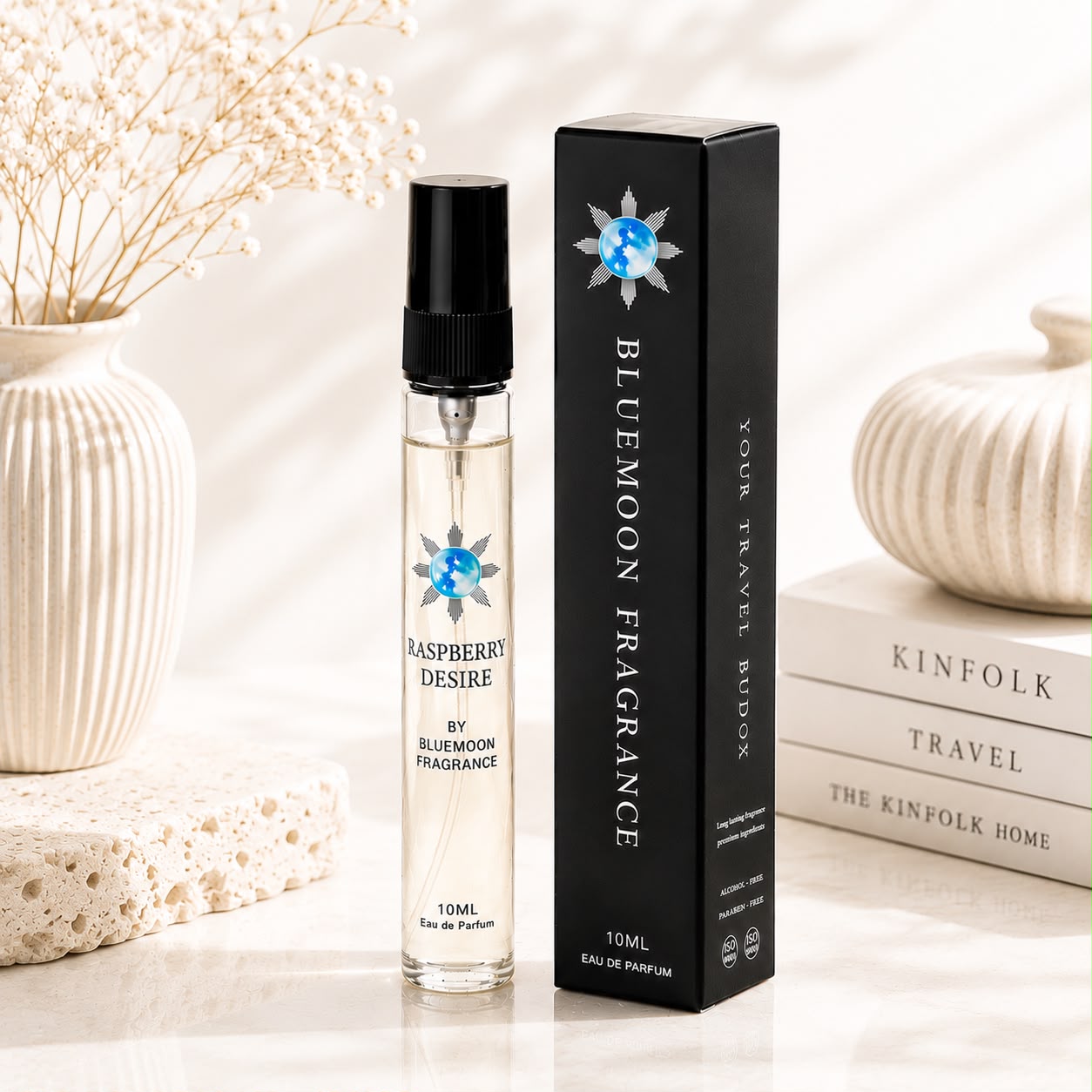 Travel Buddy Raspberry Desire 10ml premium pocket perfume bottle inspired by Burberry Her by BlueMoon Fragrance Pakistan