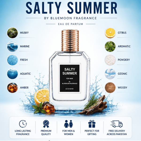 Salty Summer Unique and long lasting perfume for men and women in pakistan affordable long-lasting premium 