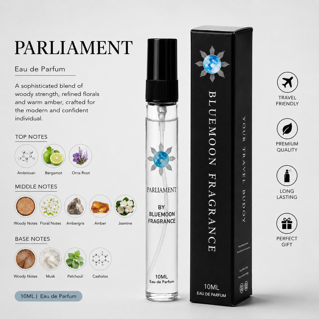 Parliament Travel Buddy 10ml premium pocket perfume bottle inspired by Office For Men Pakistan