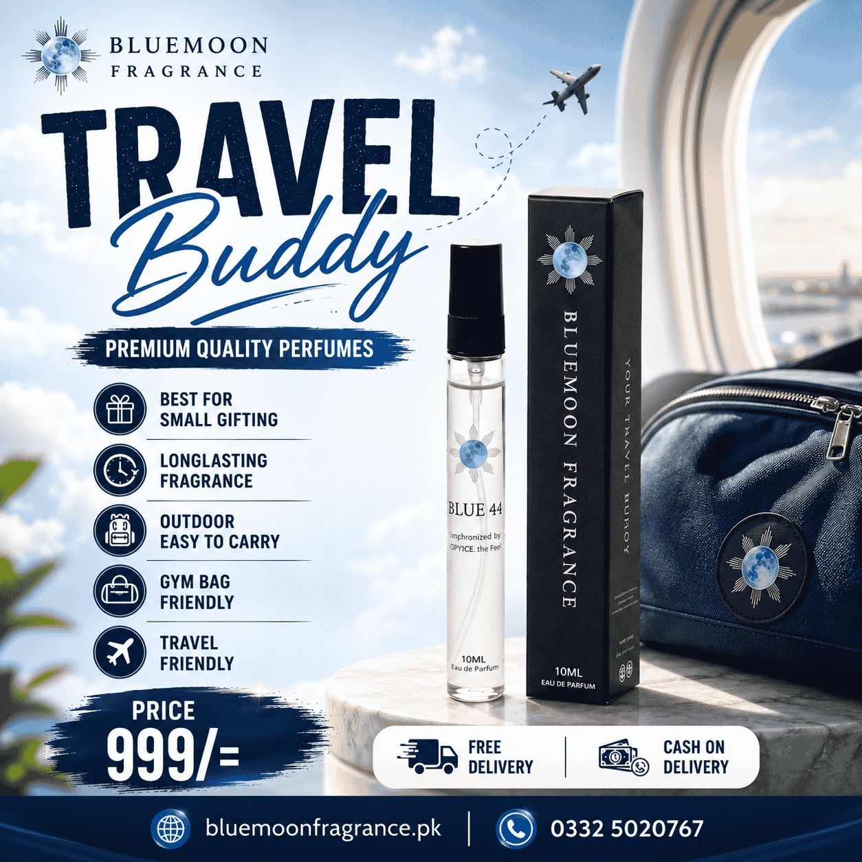 Long lasting Parliament perfume by BlueMoon Fragrance with Free Delivery and Cash on Delivery in Pakistan
